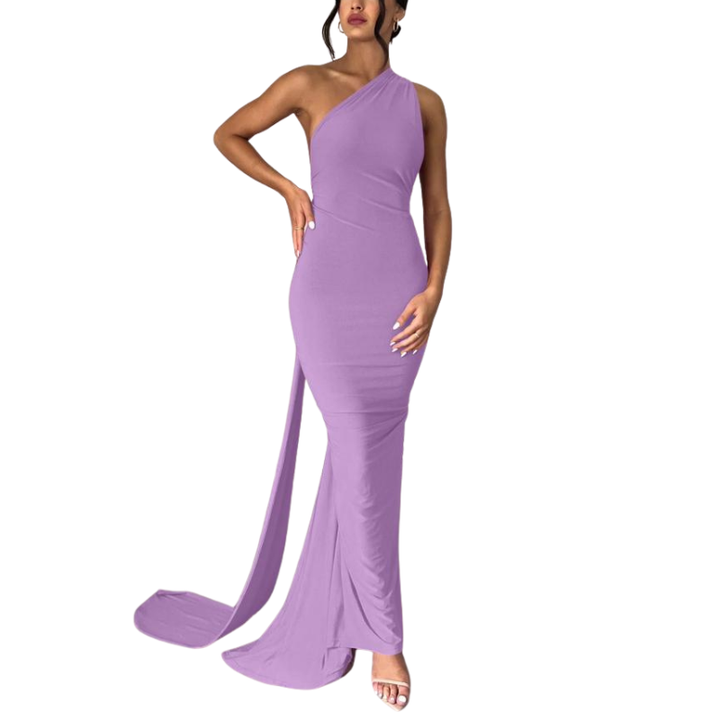EVIERA™ – Elegant Ruched Backless Maxi Dress