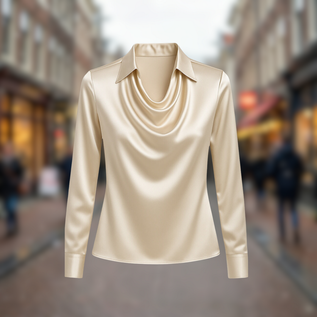 Diana | Elegant Satin Blouse
