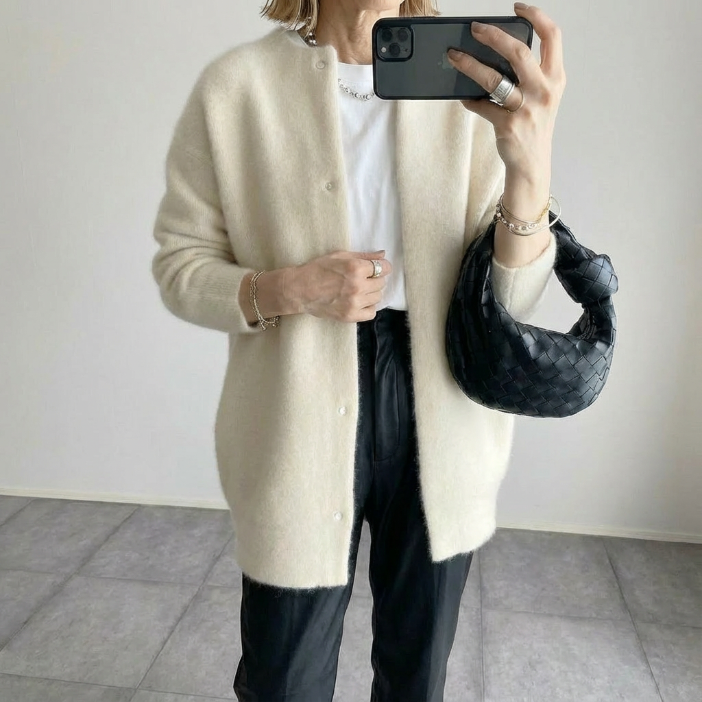 Maribel | Pure Cashmere Cardigan