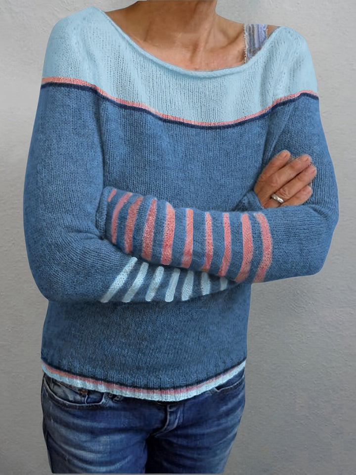 Eliana | Striped Cashmere Sweater