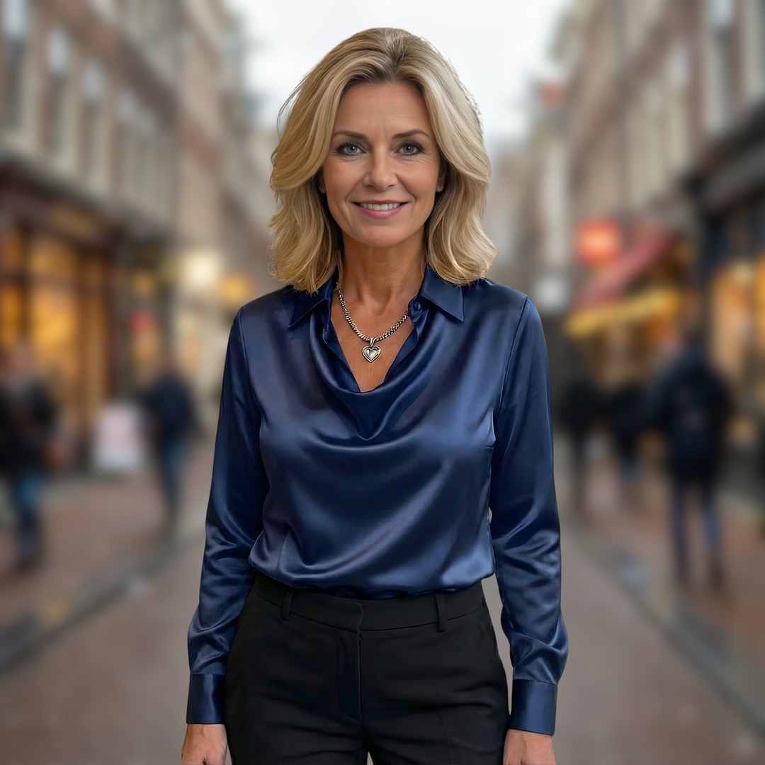 Diana | Elegant Satin Blouse