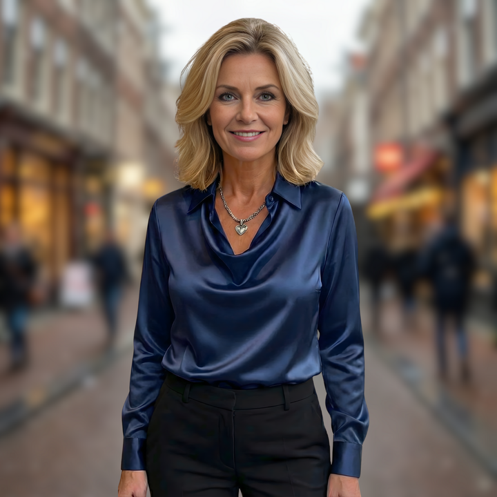 Diana | Elegant Satin Blouse
