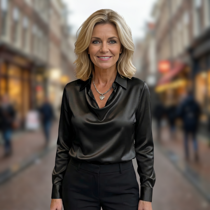 Diana | Elegant Satin Blouse