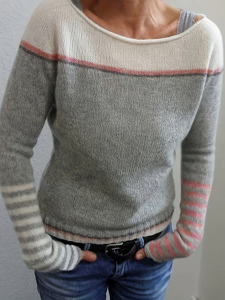 Eliana | Striped Cashmere Sweater
