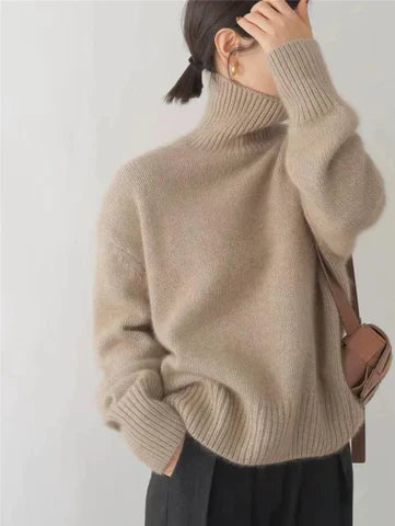 Liora | Cozy Cashmere Turtleneck Sweater