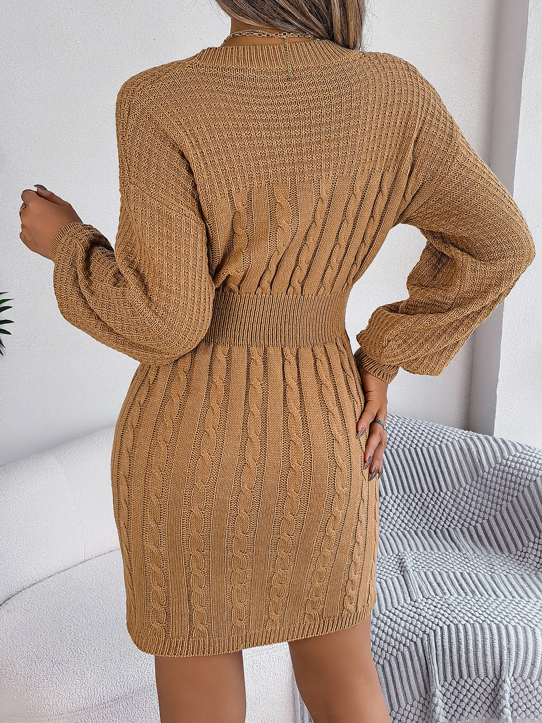 Aveline | Premium Ribbed Midi Dress
