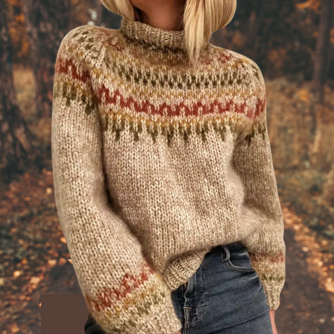 Clare | Women's Nordic Knit Sweater