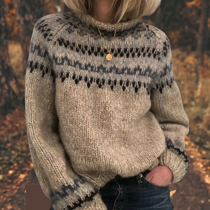 Clare | Women's Nordic Knit Sweater