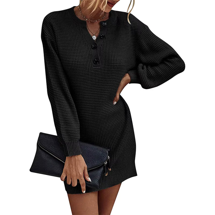 Sarah | Chic Ribbed Dress