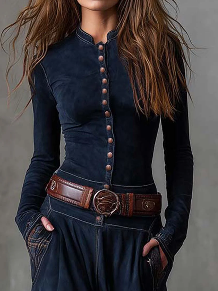 Diana | Suede Maxi Dress (With Belt)