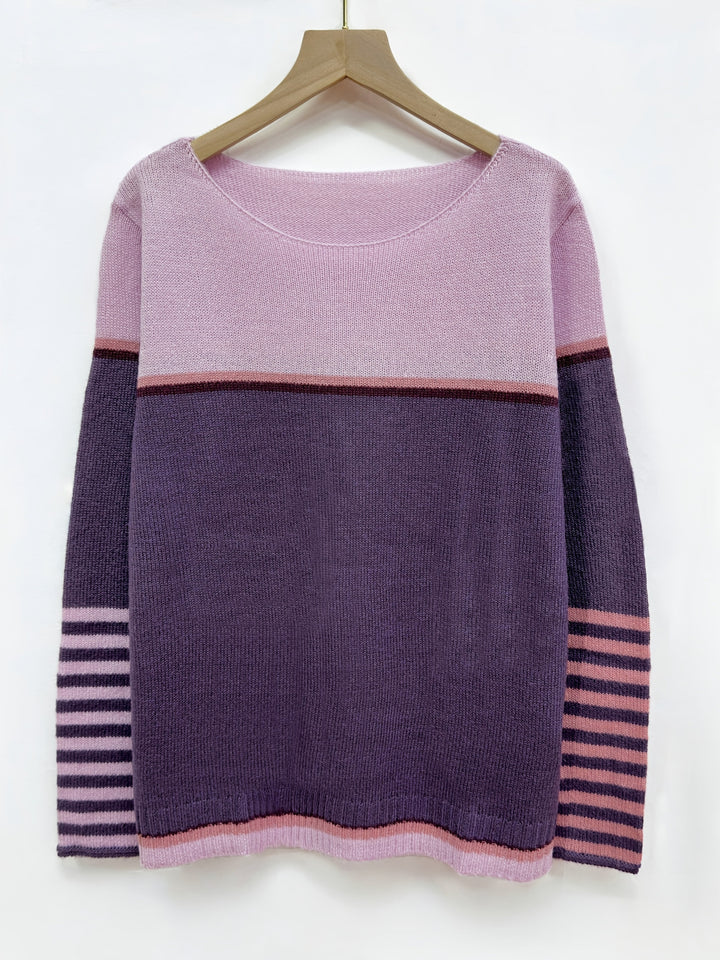 Eliana | Striped Cashmere Sweater