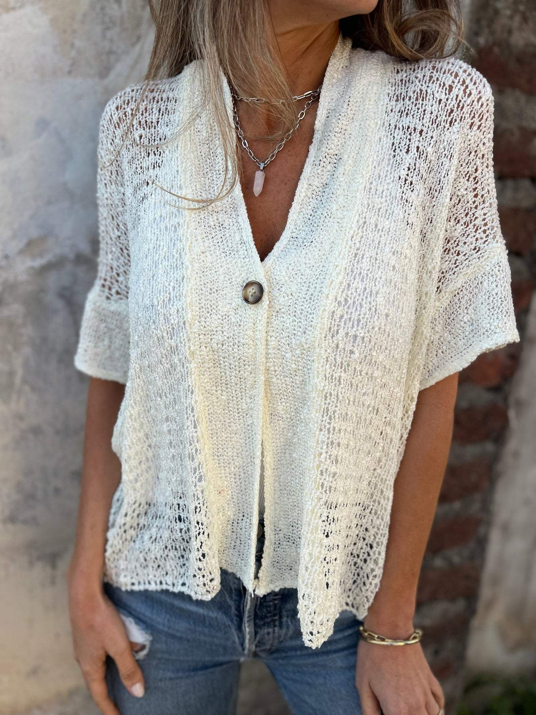 Corinna | Elegant Weave Top